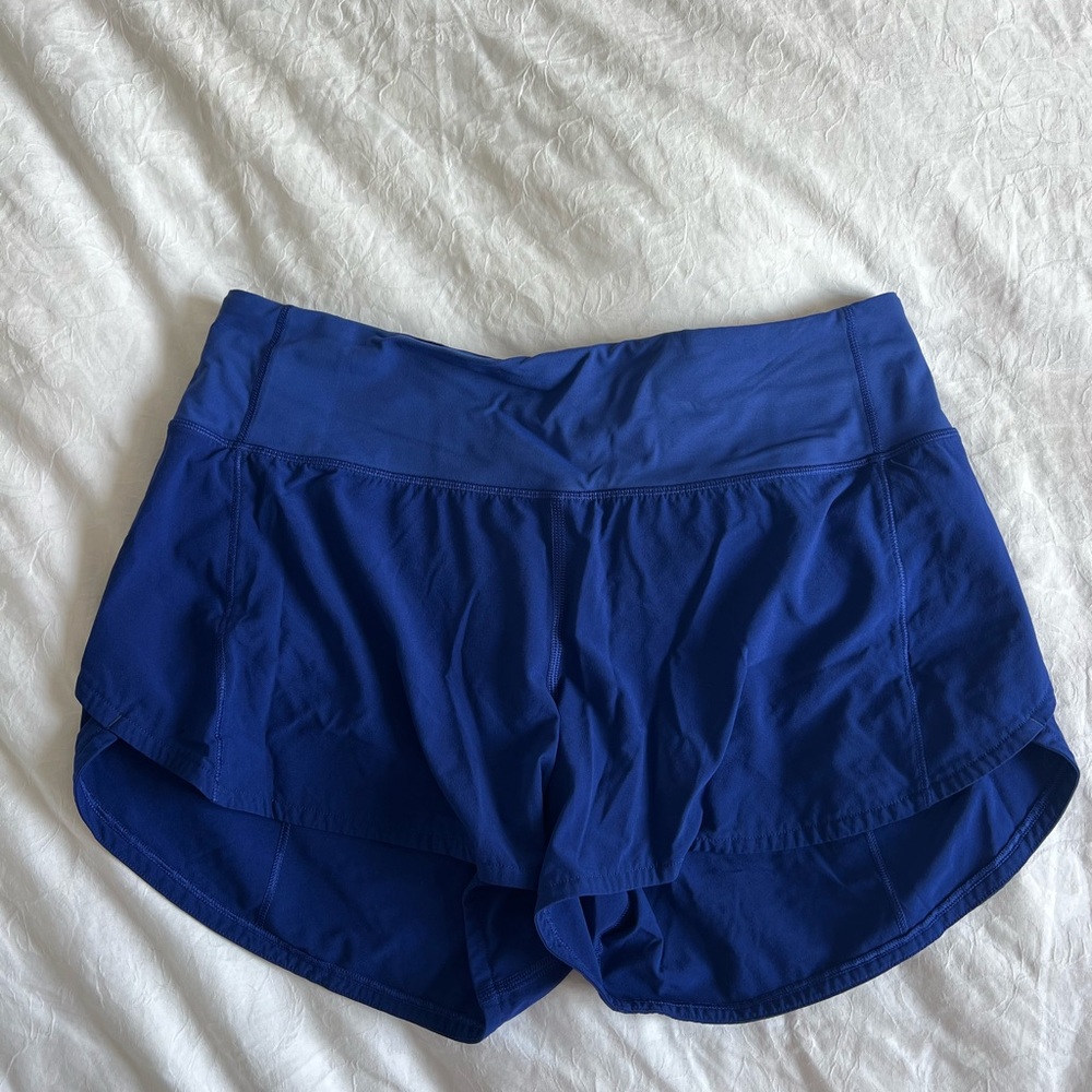 Women's Blue Athletic Shorts